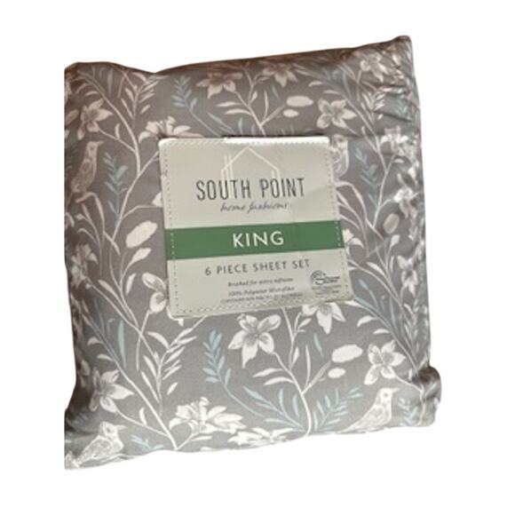 South Point  King size 6 pieces sheet set - Picture 2 of 2